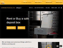 Tablet Screenshot of commonwealthvault.co.nz
